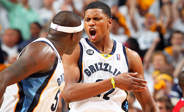 Gay (right) wouldn't let anyone forget Game 1 happened, using it as motivation for Game 2. (Getty Images)