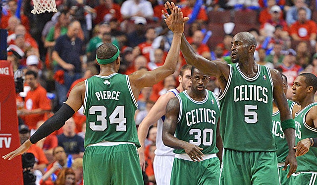 Garnett has lifted his game and the Celtics certainly follow in the Game 3 rout of Philly. (Getty Images)