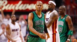Ray Allen not only missed all but one of his seven shots in Game 1, he missed four of seven free th
