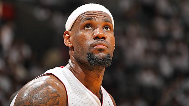 James is just one loss away from another season that ends without an NBA title. (AP)