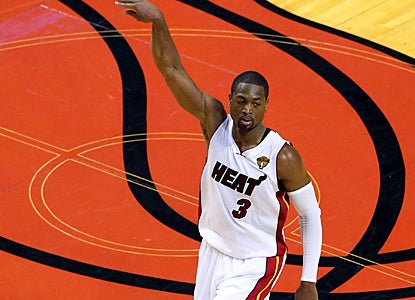 Dwyane Wade helps the Heat get within one win of their second NBA title with 25 points in Game 4. (US Presswire)