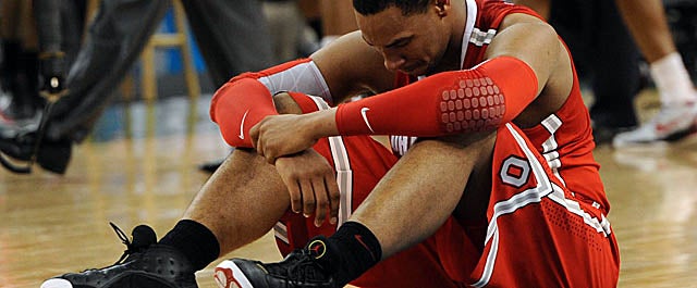Sullinger's draft stock took a tumble after Ohio State's loss to Kansas in the Final Four. (US Presswire)
