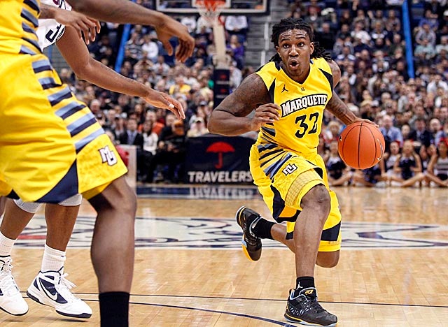 Marquette's Jae Crowder is a load, both competitive and built to be durable. (US Presswire)