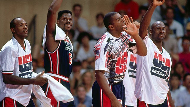 Drexler (left) on Johnson (second to right): '... I would never say such hurtful things.' (Getty Images)
