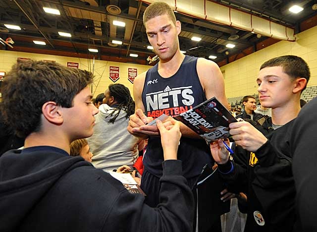 Despite playing just five games last season, Brook Lopez may get a max deal from the Nets. (Getty Images)