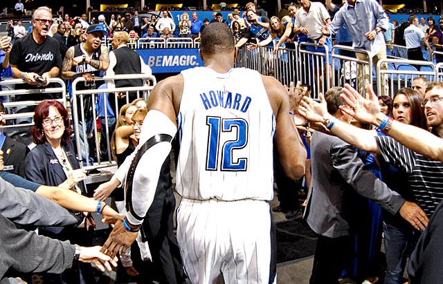 Dwight Howard intends to leave Orlando, but who knows when that will happen? (Getty Images)