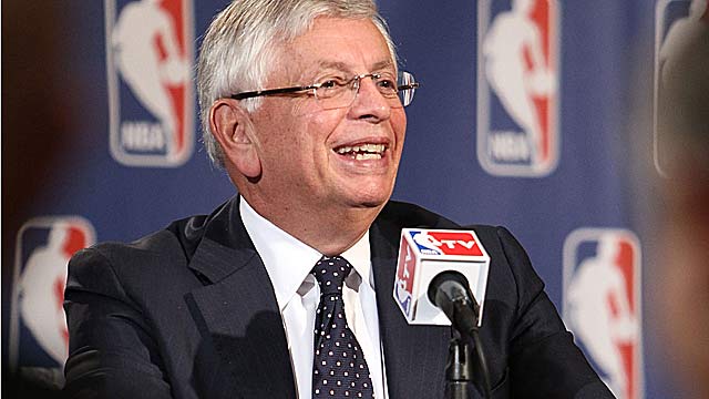 David Stern, leaving on his 30th anniversary, has been the NBA's longest-serving commish. (Getty Images)