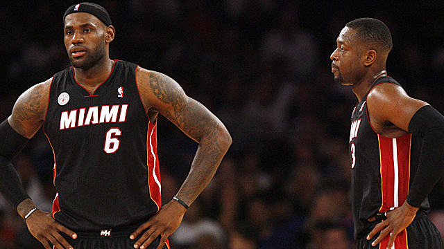 Both LeBron James and Dwyane Wade said they felt that Friday's game should not have been played. (AP)