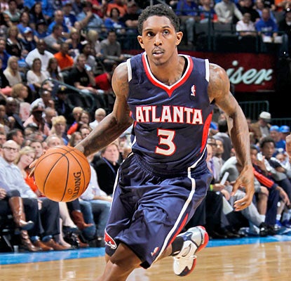 Lou Williams scores 10 of his 19 points in the fourth as the Hawks outscore the Thunder 29-21 in the final period of play. (Getty Images)