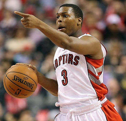 Kyle Lowry (22 points) helps direct the Raptors past the Wolves for their first victory of the season. (US Presswire)