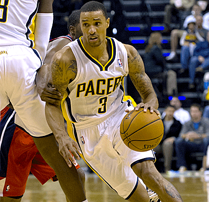 Paul George scores a season-high 20 points, snapping out of his own slump and helping the Pacers end a 3-game skid.  (AP)