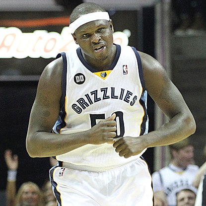 Zach Randolph scores 20 points and grabs a game-high15 rebounds in the Grizzlies' seventh consecutive victory. (Getty Images)