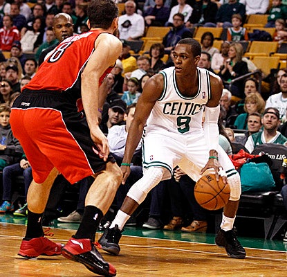 Rajon Rondo ties his season high with 20 assists in his return to the Celtics lineup. (US Presswire)