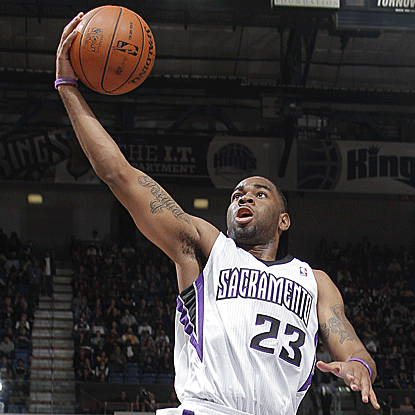 Marcus Thornton scores a team-high 23 points off the bench to help the Kings end their five-game losing streak. (Getty Images)