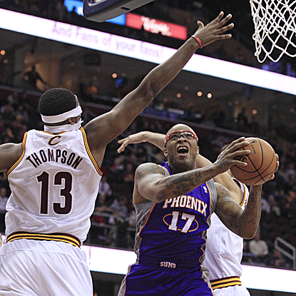 The Suns score the final 14 points of the third quarter to build a big lead they would not relinquish.  (AP)