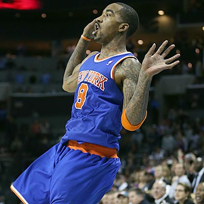 J.R. Smith watches the arc of his winning fallaway jumper. The ninth-year veteran winds up with 13 points.  (Getty Images)