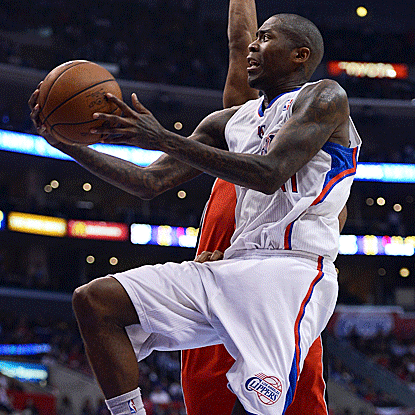 The Clippers' Jamal Crawford scores 16 points off the bench to help hand the Raptors their 10th consecutive loss.  (Getty Images)