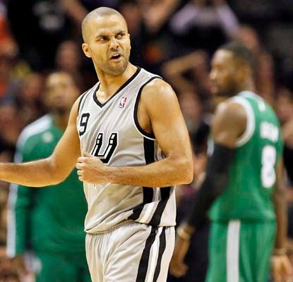 Tony Parker compiles 22 points and eight assists and the Spurs beat down the Celtics in San Antonio.  (US Presswire)