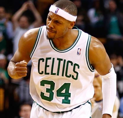 Paul Pierce hits 13 of 16 from the field, scorching the Cavaliers for a season-high 40 points.  (Getty Images)