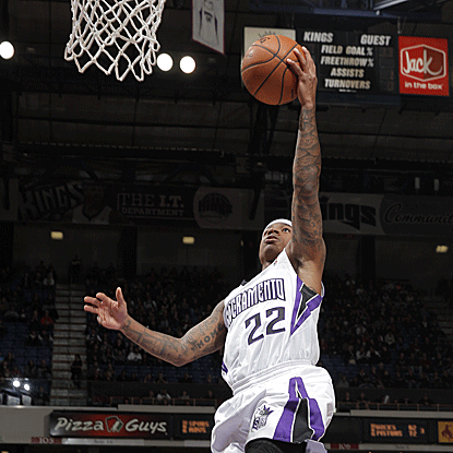 Isaiah Thomas pours in a game-high 27 points to help the Kings breeze past the Celtics. (US Presswire)