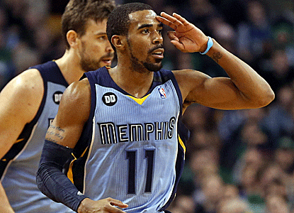 Mike Conley notches 23 points and nine assists as the Grizzlies send the Celtics to their fourth straight loss.  (US Presswire)