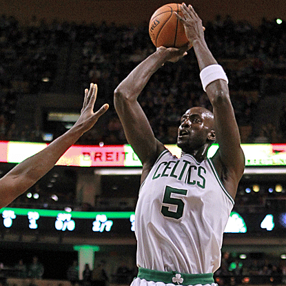 Kevin Garnett scores 18 points before being ejected for a flagrant foul in the Celtics' win over Indiana.  (US Presswire)