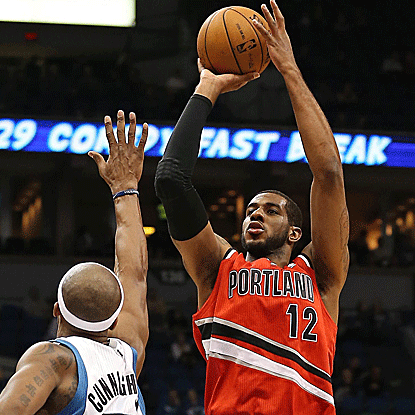 The Trail Blazers make a season-high 16 3-pointers  in their victory over the Timberwolves. (US Presswire)