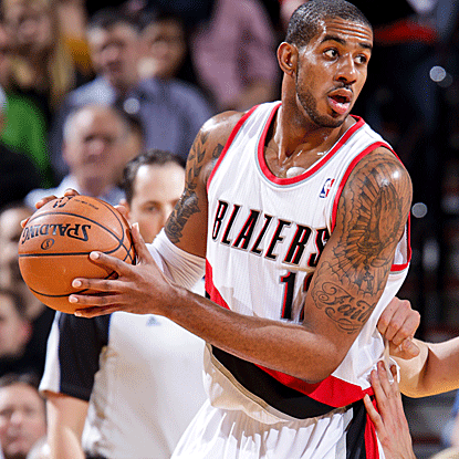 LaMarcus Aldridge tallies 27 points as the Blazers are heating up, winning their third straight and 11th of their last 14. (US Presswire)