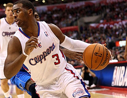 The Clippers' Chris Paul goes Chris Paul on the Mavericks, scoring 19 points and dishing out 16 assists. (Getty Images)