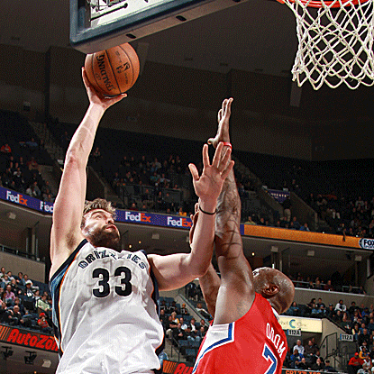 The Grizzles fall to the Clippers by 26 and are held to their season low in points scored in a game (73). (Getty Images)