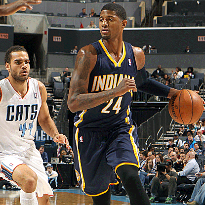 Four Pacers score in double figures, including Paul George, who delivers 16 points and 10 rebounds in their win. (Getty Images)