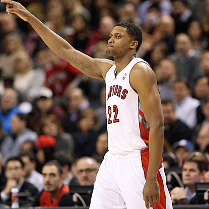 Rudy Gay scores 20 points in his Raptors debut as Toronto makes easy work of the Clippers.  (US Presswire)