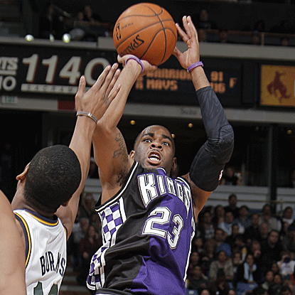 Marcus Thornton contributes 24 points off the bench to help the Kings beat the Jazz. (US Presswire)