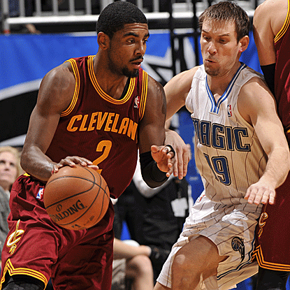 Kyrie Irving adds 12 points and nine assists to help lift the Cavaliers over the Magic.  (Getty Images)