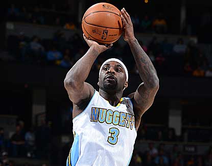 Denver's Ty Lawson scores 32 points -- 14 in the fourth quarter -- to tie a season high in a win over Minnesota. (Getty Images)