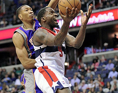 Martell Webster scores a career-high 34 points, becoming the Wizards' first 30-point scorer this season. (AP)
