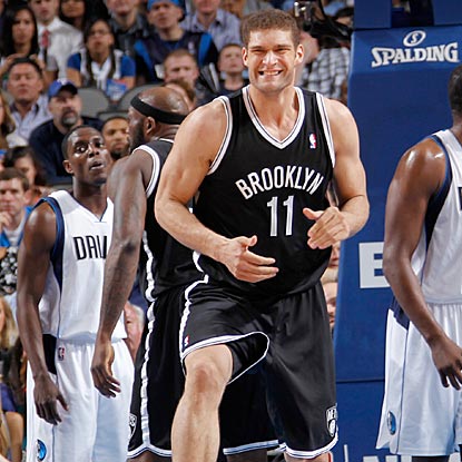 Can't blame Robin Lopez for feeling pretty good about himself after having his best game in a Nets uniform.  (Getty Images)