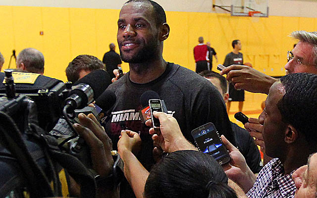James joins Shaquille O'Neal in coming closest to a first-place vote sweep for MVP, falling one shy. (Getty Images)