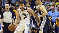 NBA playoff action