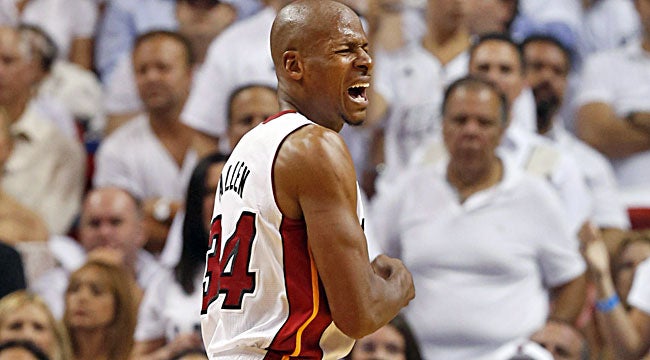 Video: Ray Allen's 3 sends Game 6 into OT
