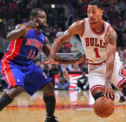 Good as new: Derrick Rose delights the Chicago crowd with 22 points on 6 of 9 shooting from the field.  (USATSI)