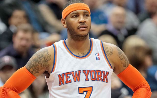 Melo says he's excited to get to work with Phil Jackson. (USATSI)