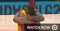 LeBron James/Dwyane Wade (grab)
