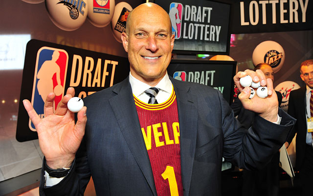 The lottery balls bouncing Cleveland's way two straight years was not some kind of conspiracy. (Getty Images)