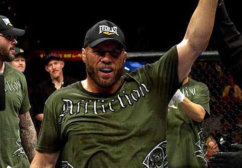 He's still got it: Couture wins a main event between two UFC Hall of Famers. (UFC)