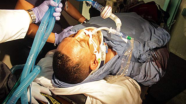 Hector 'Macho' Camacho was shot in the face while in a car with a friend, who didn't survive the shooting. (AP)