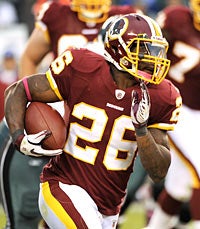The possible return of Clinton Portis could cloudy Washington's backfield. (US Presswire)