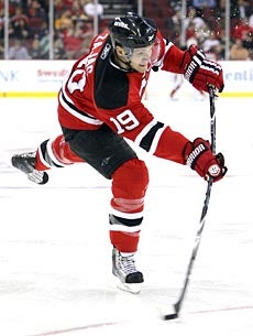 Travis Zajac could be skating alongside some elite company this season. (US Presswire)