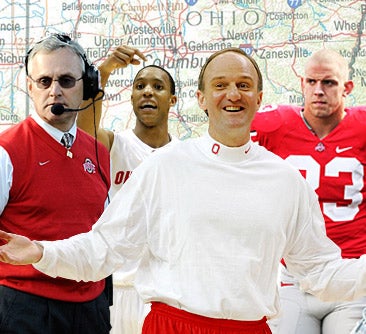 The Buckeyes are riding in both sports. (Graphic by Mike Coulter)