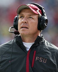 Things are looking up as Jimbo Fisher is now in charge at Florida State. (Getty Images)